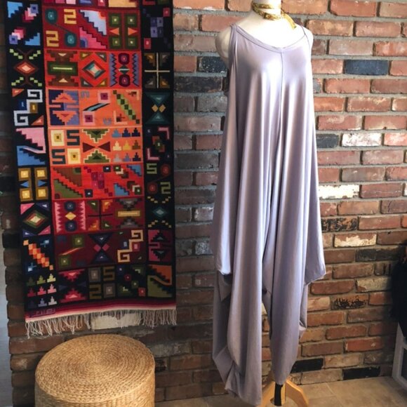 XXL Star Shaped Harem Pant, Sleeveless, Silver Grey, Jumper/Jumpsuit. - Picture 2 of 4